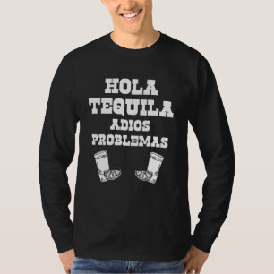 Hola Tequila Lime Lemon Party Saying T-Shirt
