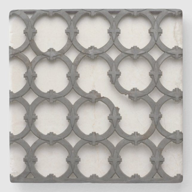 Holabird & Roche Architecture Design Detail Stone Coaster (Front)