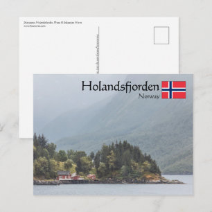 Holandsfjorden Norway Postcard
