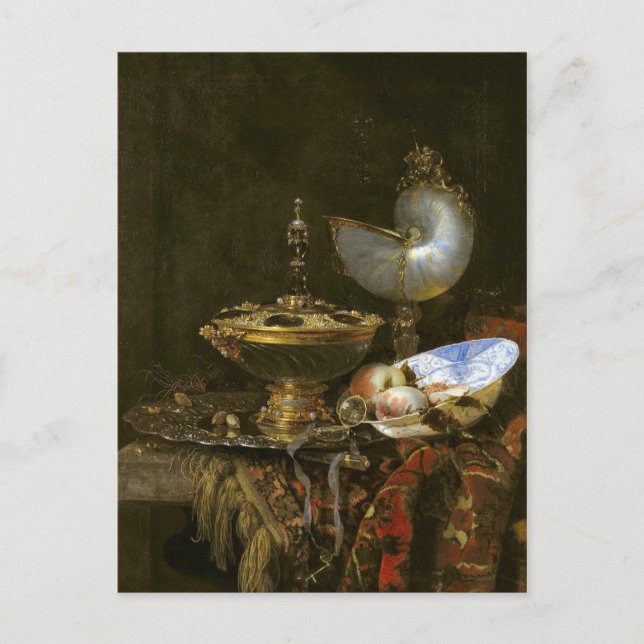 Holbein Bowl, Nautilus Cup, Goblet & Fruit Dish Postcard (Front)