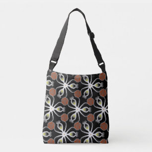 Hold-all shoulder-belt Jimette white red Design Crossbody Bag