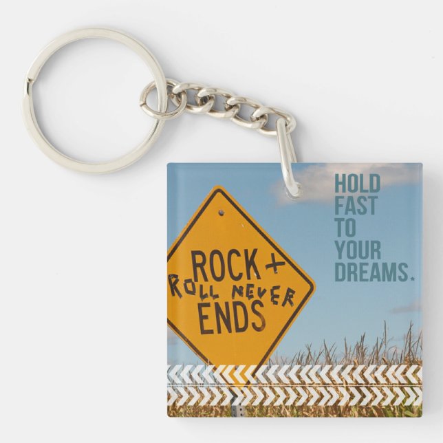 Hold Fast to Dreams Key Ring (Front)