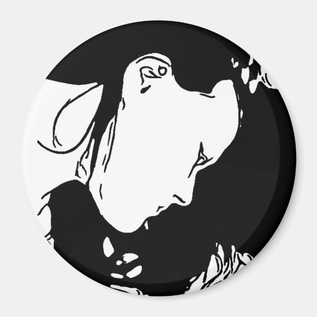 Hold Her Hair Back Magnet (Front)