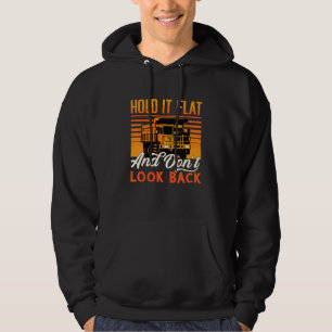 Hold It Flat And Don't Look Back Driver Miner Mini Hoodie