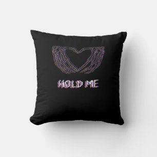 Hold Me Classic - Skeleton Hand Heart Cushion