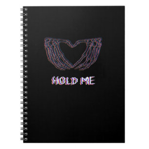 Hold Me Classic - Skeleton Hand Heart Notebook