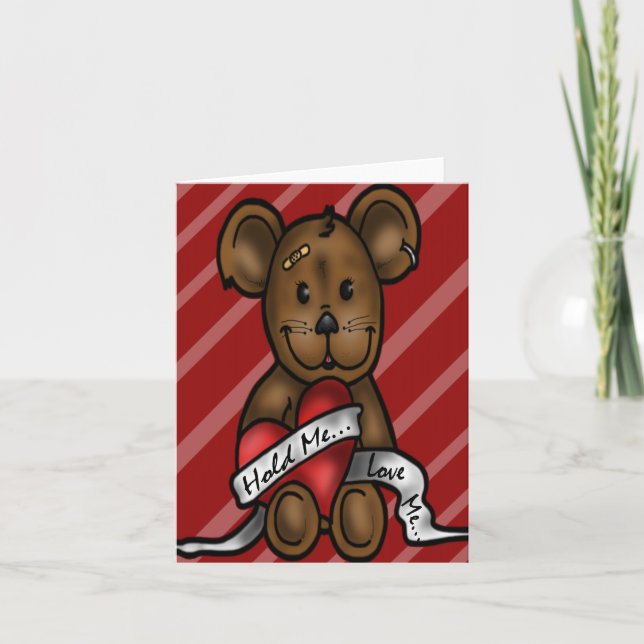 Hold Me...Love Me-Card Holiday Card (Front)