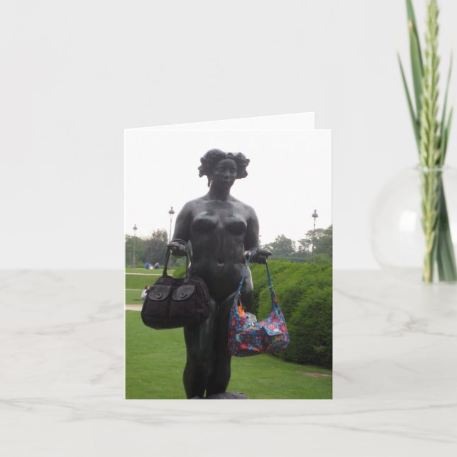 Hold my bags please? ~ Greeting / Note Card (Front)