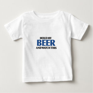 Hold My Beer (The Blue Bomber) Baby T-Shirt