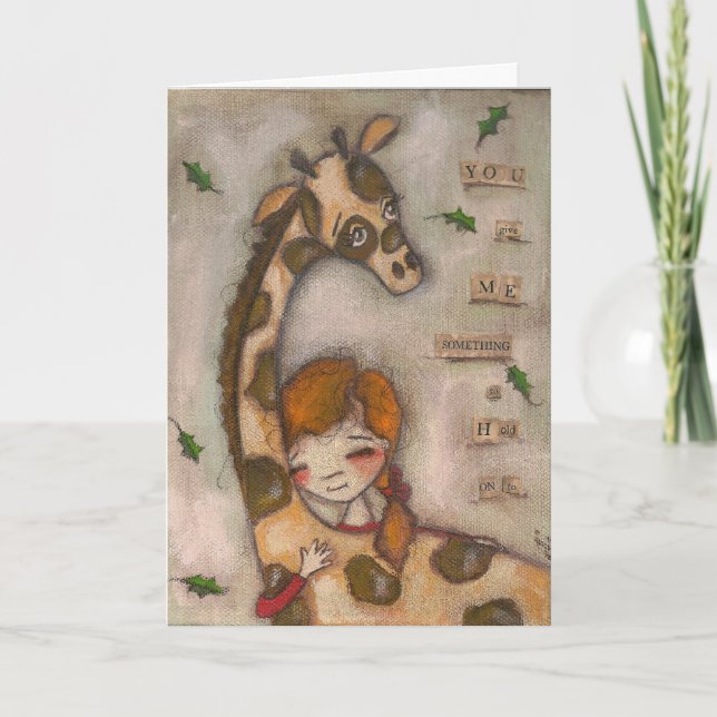 Hold On - Greeting Card (Front)