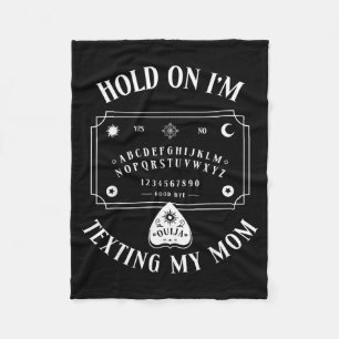 Hold On Im Texting My Mum Funny Board Fleece Blanket
