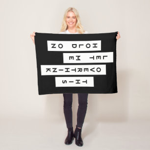 Hold On Let Me Overthink This Fleece Blanket