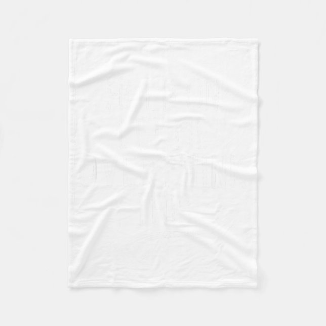 Hold On Let Me Overthink This, Funny Mom Overthink Fleece Blanket (Front)