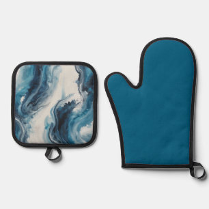 Hold on oven mitt & pot holder set