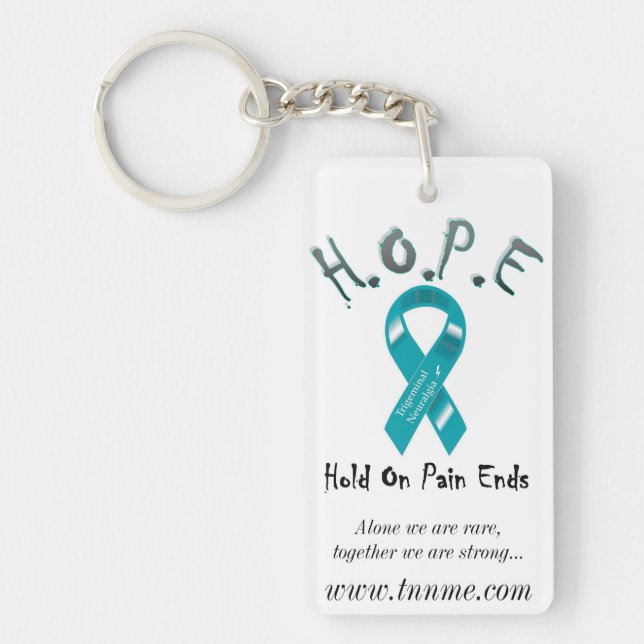 Hold On Pain Ends... Key Ring (Front)