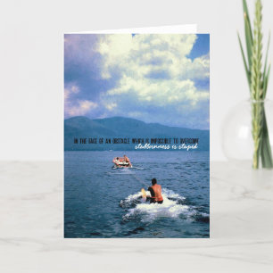 HOLD ON TIGHT Greeting Card