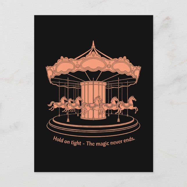 Hold on Tight – The Magic Never Ends Postcard (Front)