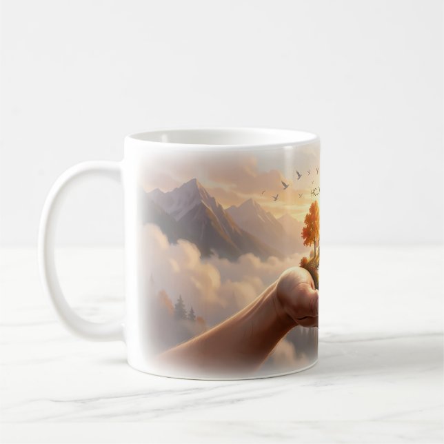 Hold On to Hope Mountain Mug (Left)
