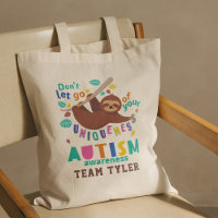 Hold On To Your Uniqueness Autism Awareness Sloth