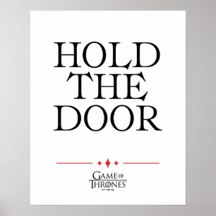 Hold The Door Poster