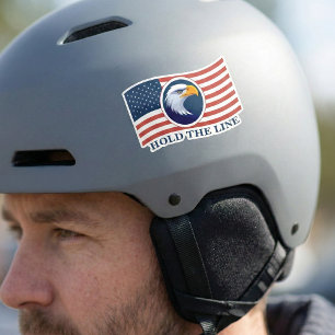 Hold The Line, American Flag and Eagle