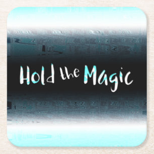 Hold the Magic Square Paper Coaster
