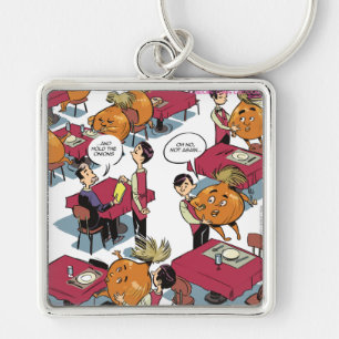 Hold The Onions Please Funny Foodies Key Ring