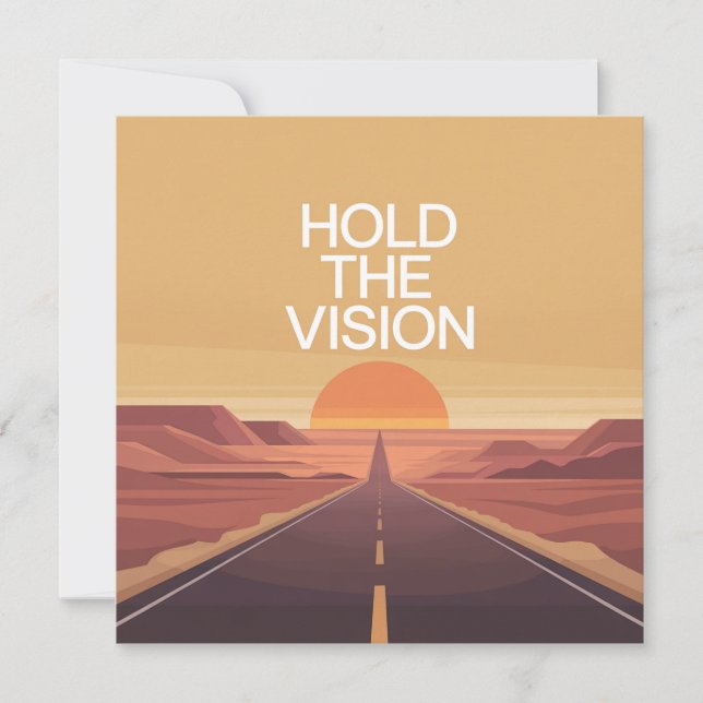 Hold The Vision Card (Front)