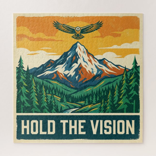 Hold The Vision Jigsaw Puzzle (Vertical)