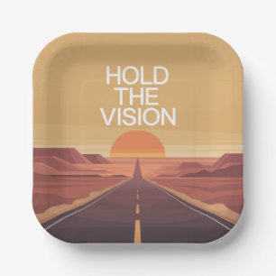 Hold The Vision Paper Plate