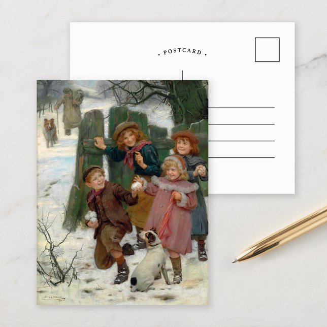 Hold Up, Here He Comes | Arthur John Elsley Postcard (Creator Uploaded)