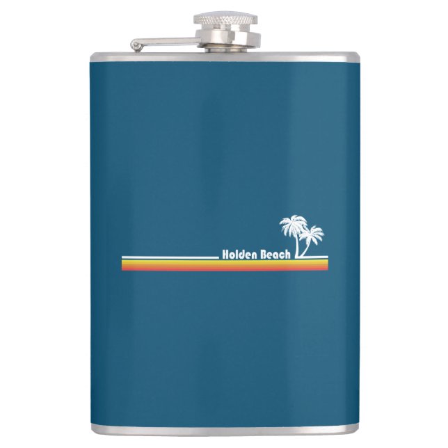 Holden Beach North Carolina Hip Flask (Front)