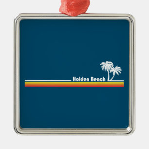 Holden Beach North Carolina Metal Ornament