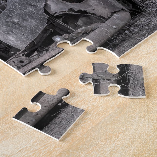 Holden FJ Ute Car Lives Forever Jigsaw Puzzle (Side)