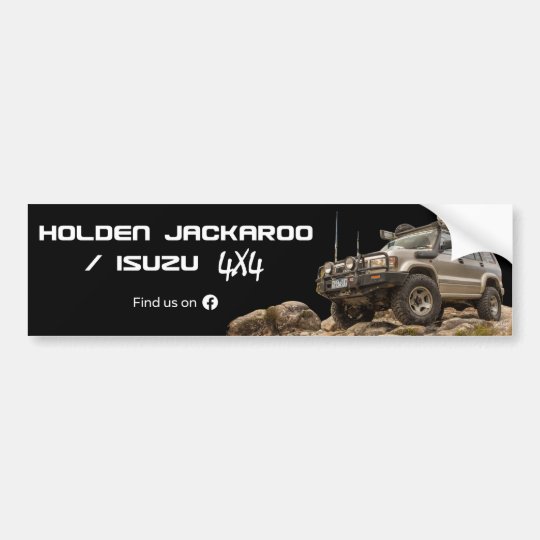 Holden Jackaroo / Isuzu 4x4 Facebook Group sticker | Zazzle.com.au