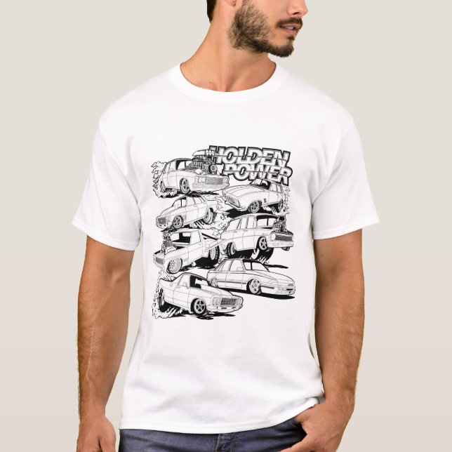holden power t-shirt (Front)