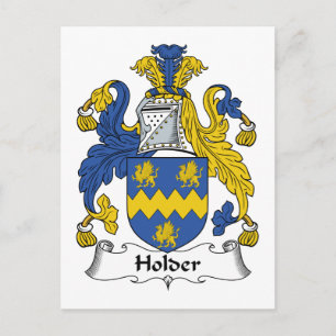 Holder Family Crest Postcard
