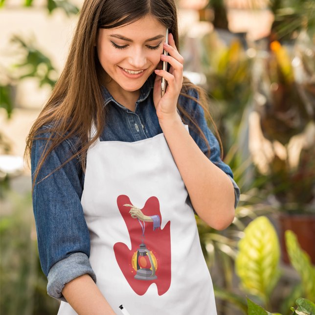 Holding A Lantern Standard Apron (Creator Uploaded)