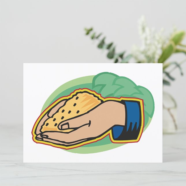 Holding Corn Invitations (Creator Uploaded)