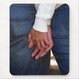Holding Hands Mousepad