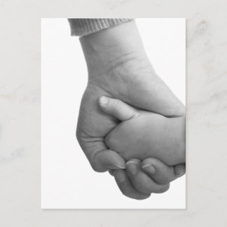 holding hands postcard
