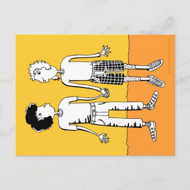 Holding Hands Postcard (Front)