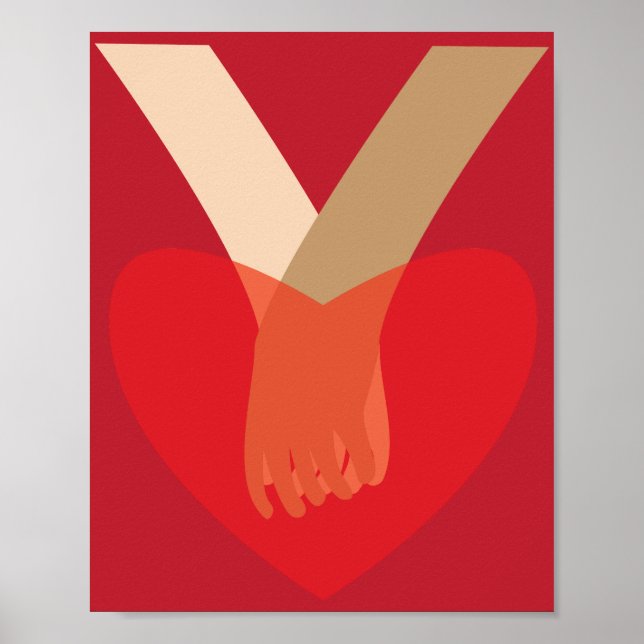 Holding Hands Poster (Front)
