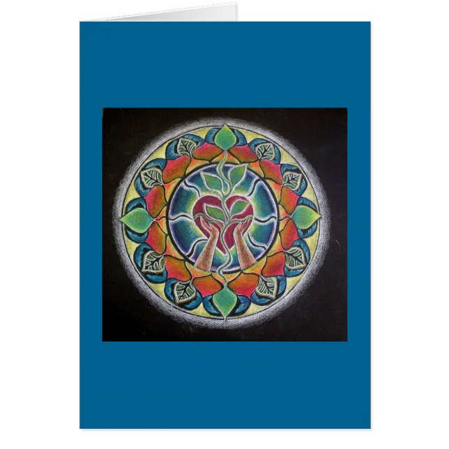 Holding Heart Mandala Card (Front)