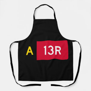 Holding Point Sign A13R Apron