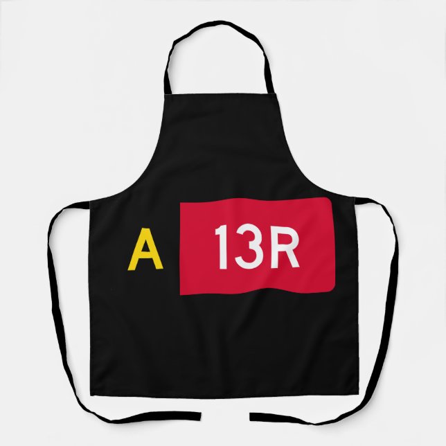 Holding Point Sign A13R Apron (Front)