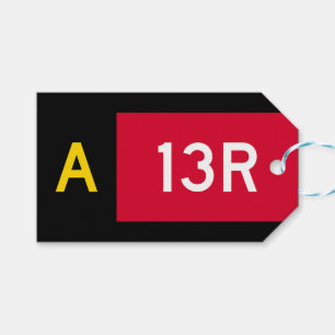 Holding Point Sign A13R Gift Tags