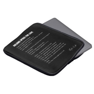 Holding space for love poem wall art poster laptop sleeve