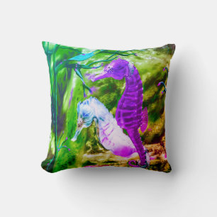 Holding Tails Throw Pillow