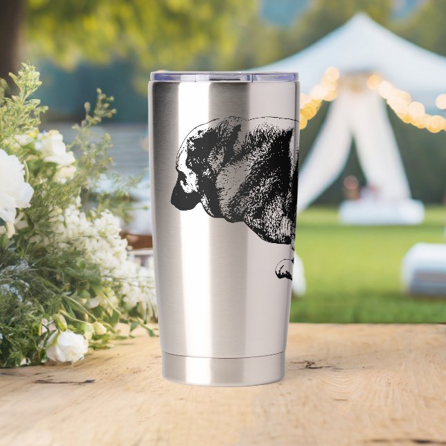 Holding the Calm Longer Insulated Tumbler (Wedding (Rotated))